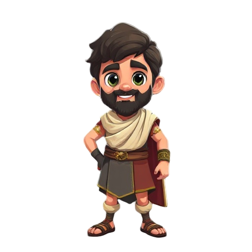 gere um personagem parecido com josé do egito, com roupas da época.