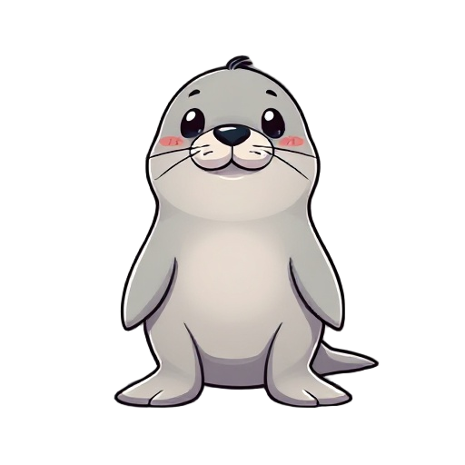 seal,cute,chunky