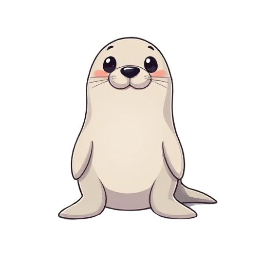 seal,cute,chunky
