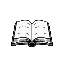 pixel-art black and white book 