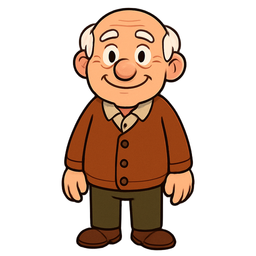 old man smile 