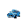 a blue car