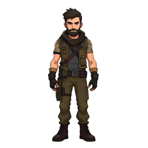 post apocalyptic male