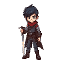 crie um personagem que seja de anime com uma espada 