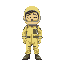 walter white in hazmat suit sleeping