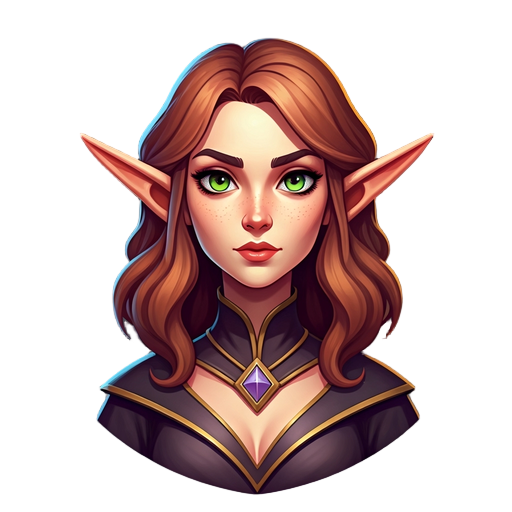 female elf witch