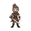 warrior with a sword
