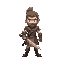 warrior with a sword