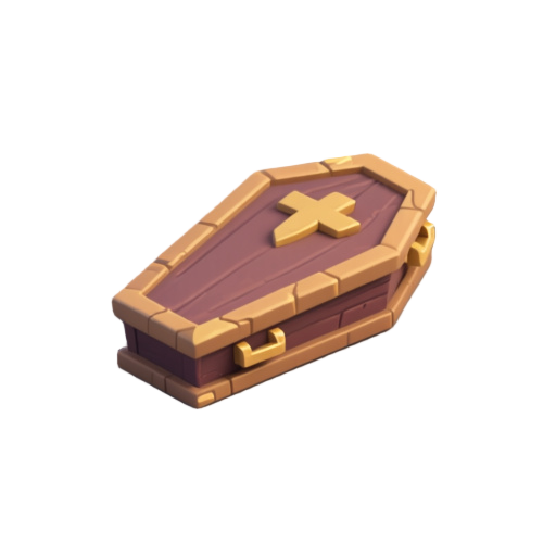 caixão stylized