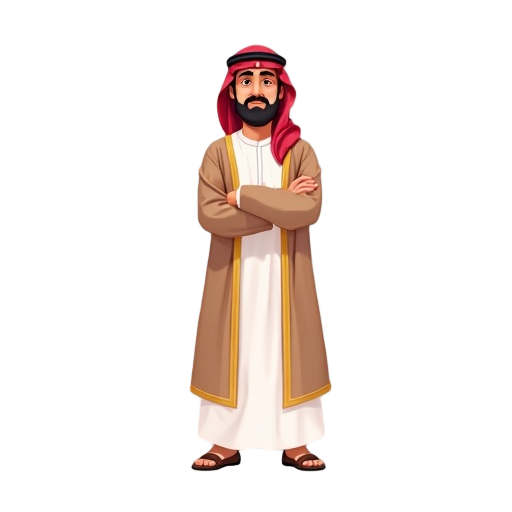 arabian man in traditional clothing