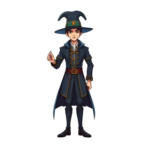 male magician  