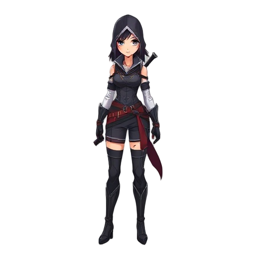 women assassin unique character