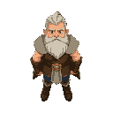 a legendary hero, beard