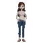 mulher de 21 anos