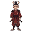 samurai main character in kimono