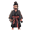 samurai in kimono