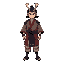 samurai in kimono