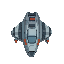 space ship top down with gun
