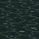 generate me seamless water in a psx horror style