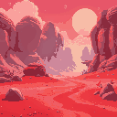 red sand
