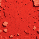 generate a seamless, procedural pixel art texture of rough red sand on a moon. features natural grainy patterns with deep reds and rusty tones, ensuring smooth tiling without visible seams or rocks.