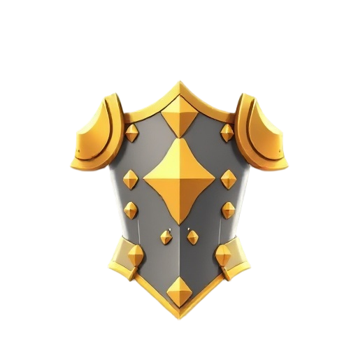 golden, nordic, armor plate