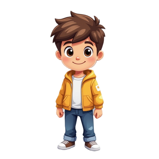 a 7 years old boy 