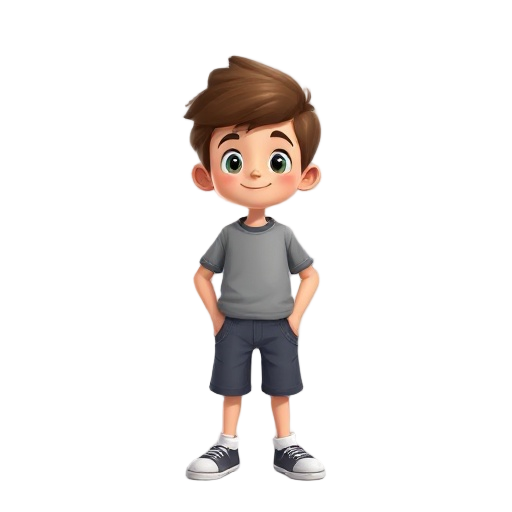 a 7 years old boy 