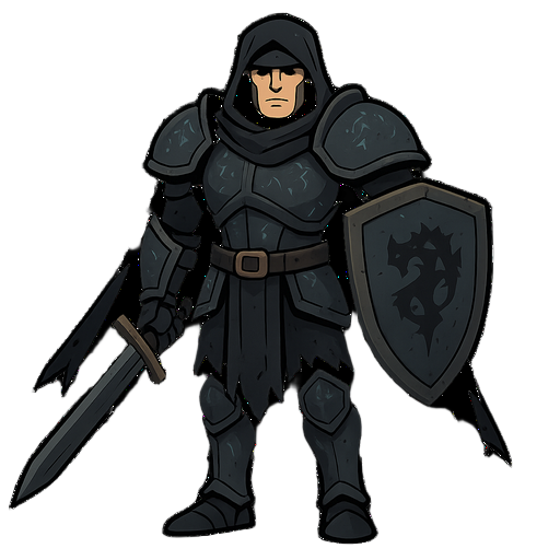 medieval paladin dark