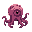 scary monster octopus one eye