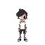 make a character facing the camera in undertale style