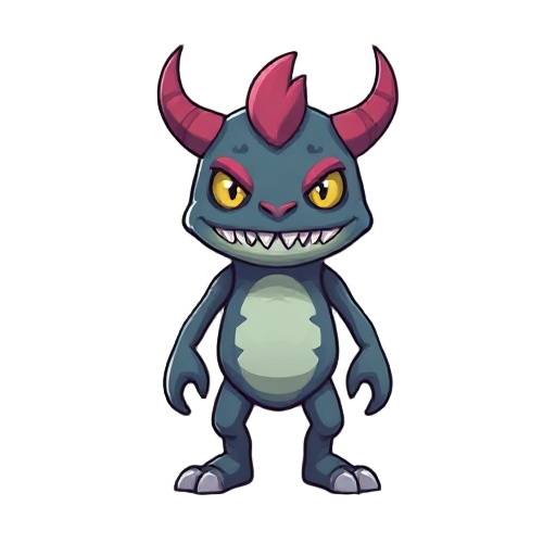 pixel character monster