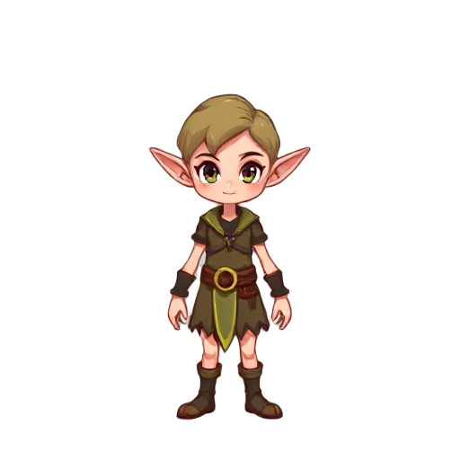 pixel character elf