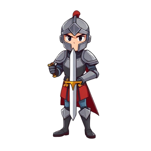 knight holding a sword