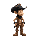 cow boy, old boots, black cowboy hat, old black capuchin, looking right, high quality