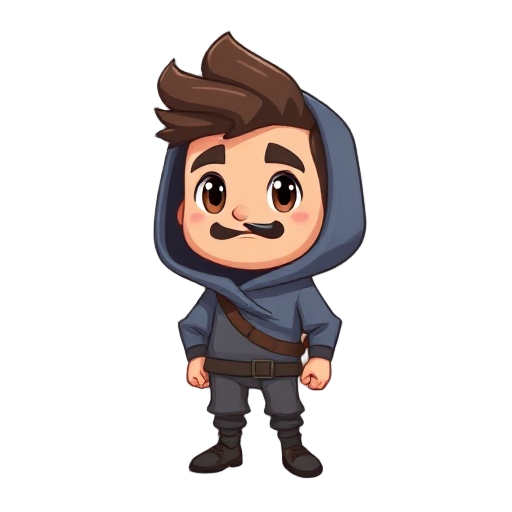 uma personagem encapuzada de iago capupeto uma personagem