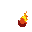 blazing fireball top right