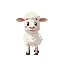 cute carton sheep platformer mode