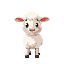 cute carton sheep