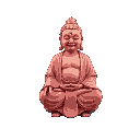 psychedelic buddha meditating