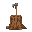axe stuck in tree stump