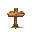 wooden signpost with arrows and moss