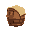 wooden barrel covered with cloth or rope