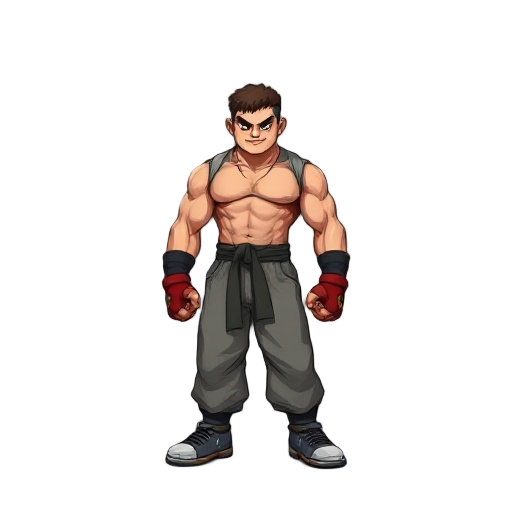 generate a figther based o ryu street figter 2