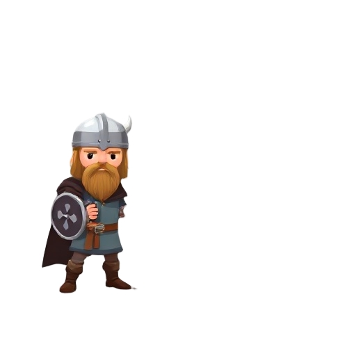 gere um guerreiro medieval tipo viken