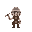 miner, style indie game, human