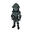 um personagem não muito detalhado no estilo terraria um pouco maior