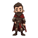 personagem sem roupa da era medieval, humanizado