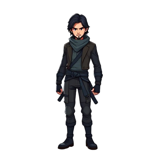 john wick looking like sprite from ninja era 