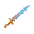 yellow orange red and light shining blue greatsword 